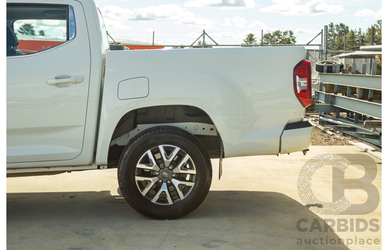 01/2022 LDV T60 MAX PRO (4x4) SK8C Double Cab Utility Blanc White Turbo Diesel 2.0L