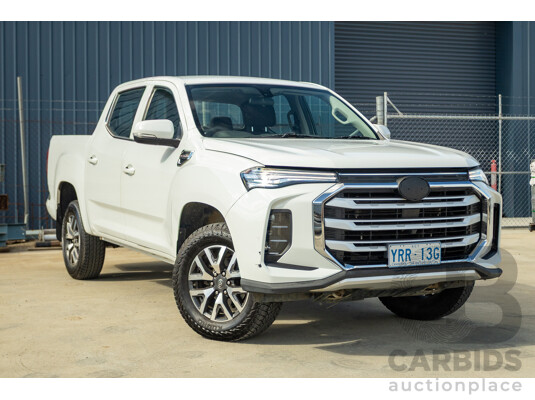 01/2022 LDV T60 MAX PRO (4x4) SK8C Double Cab Utility Blanc White Turbo Diesel 2.0L