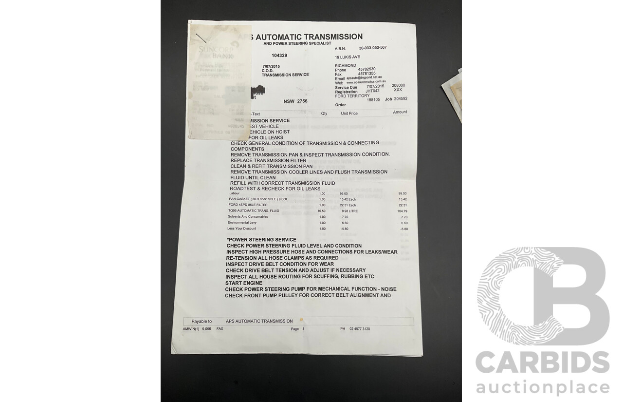6/2005 Ford Territory Ghia (4x4) SX 4d Wagon Winter White 4.0L