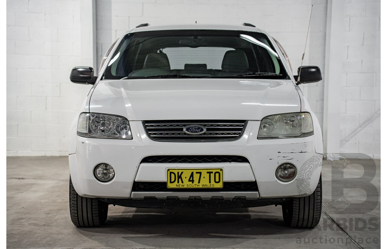 6/2005 Ford Territory Ghia (4x4) SX 4d Wagon Winter White 4.0L