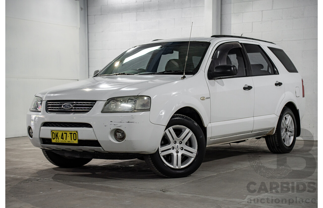 6/2005 Ford Territory Ghia (4x4) SX 4d Wagon Winter White 4.0L