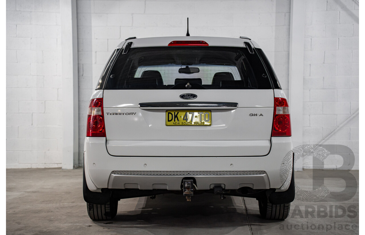 6/2005 Ford Territory Ghia (4x4) SX 4d Wagon Winter White 4.0L