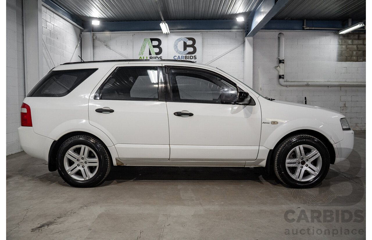 6/2005 Ford Territory Ghia (4x4) SX 4d Wagon Winter White 4.0L