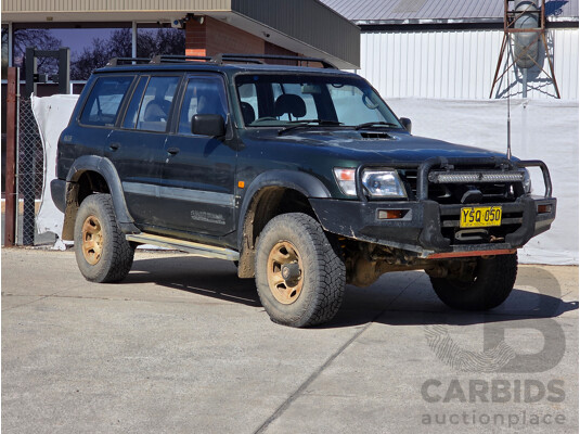 6/1999 Nissan Patrol ST (4x4) GU 4d Wagon Green 2.8L - 7 Seats