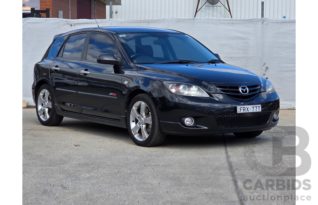 5/2005 Mazda Mazda3 SP23 BK 4d Sedan Black 2.3L