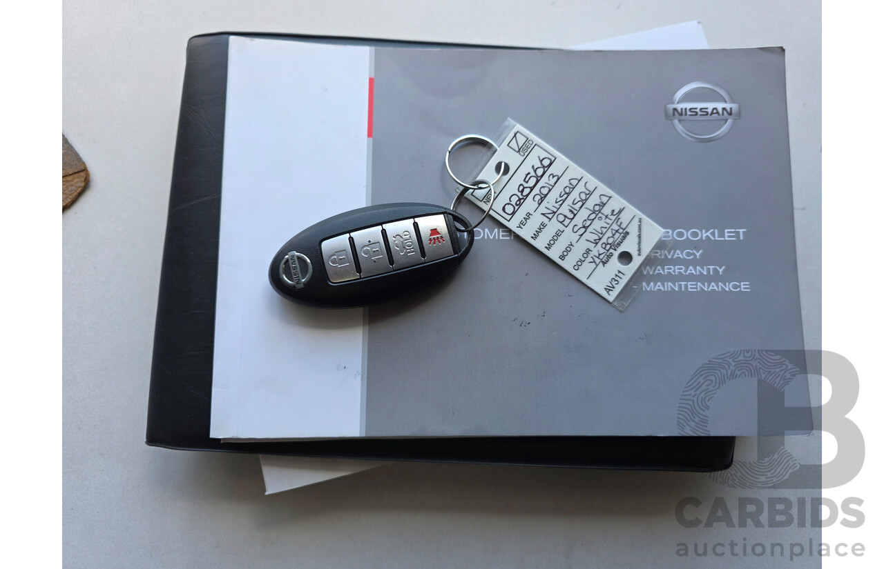 5/2013 Nissan Pulsar Ti B17 4d Sedan White 1.8L