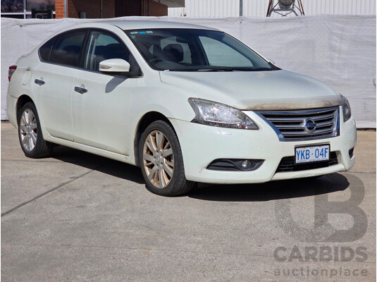 5/2013 Nissan Pulsar Ti B17 4d Sedan White 1.8L