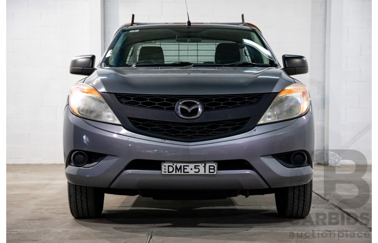 8/2014 Mazda BT-50 XT (4x2) MY13 C/Chas Titanium Grey Metallic Turbo Diesel 2.2L