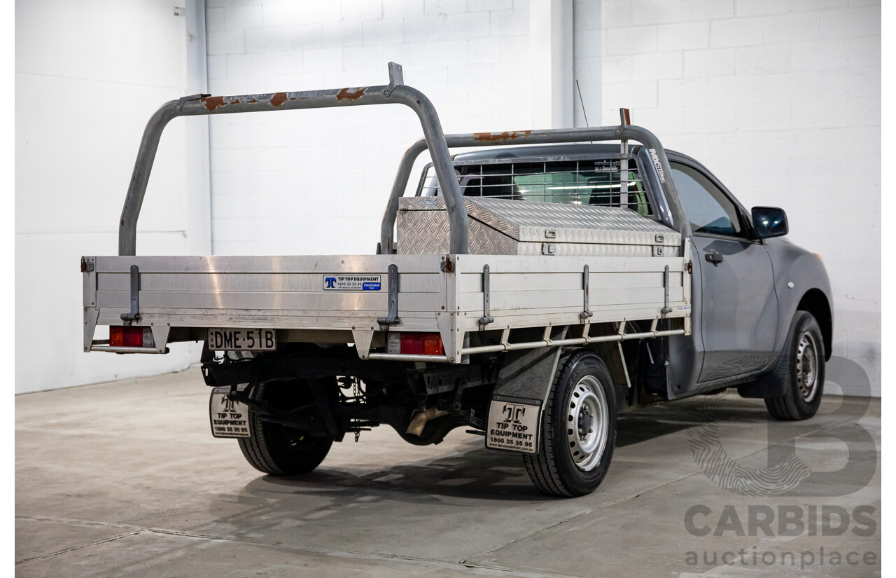 8/2014 Mazda BT-50 XT (4x2) MY13 C/Chas Titanium Grey Metallic Turbo Diesel 2.2L