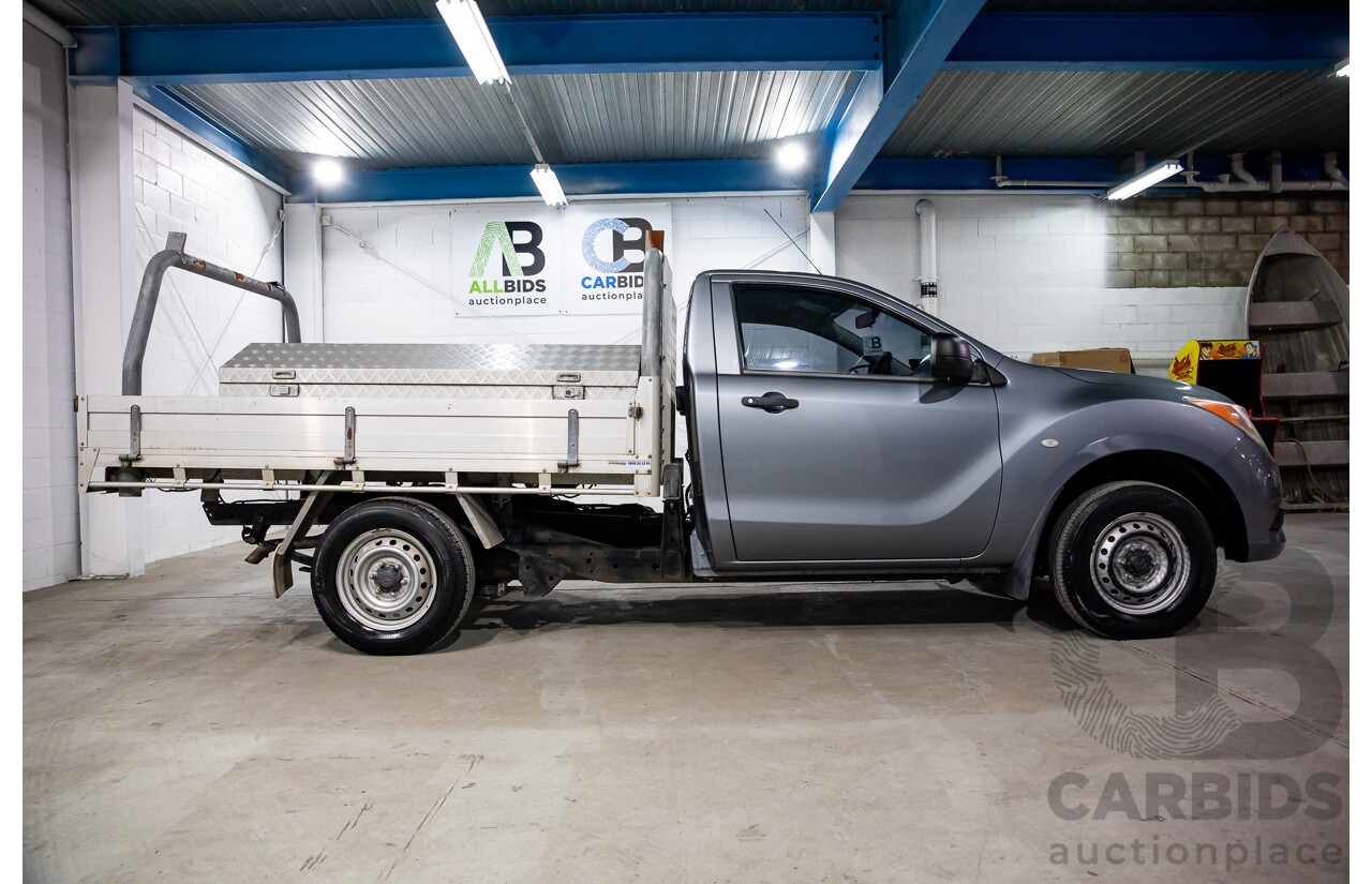 8/2014 Mazda BT-50 XT (4x2) MY13 C/Chas Titanium Grey Metallic Turbo Diesel 2.2L