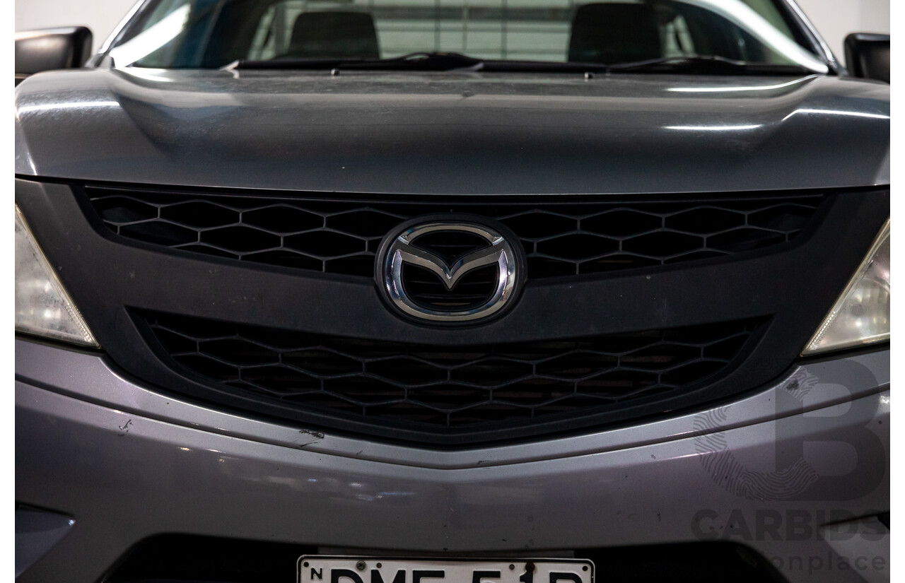 8/2014 Mazda BT-50 XT (4x2) MY13 C/Chas Titanium Grey Metallic Turbo Diesel 2.2L