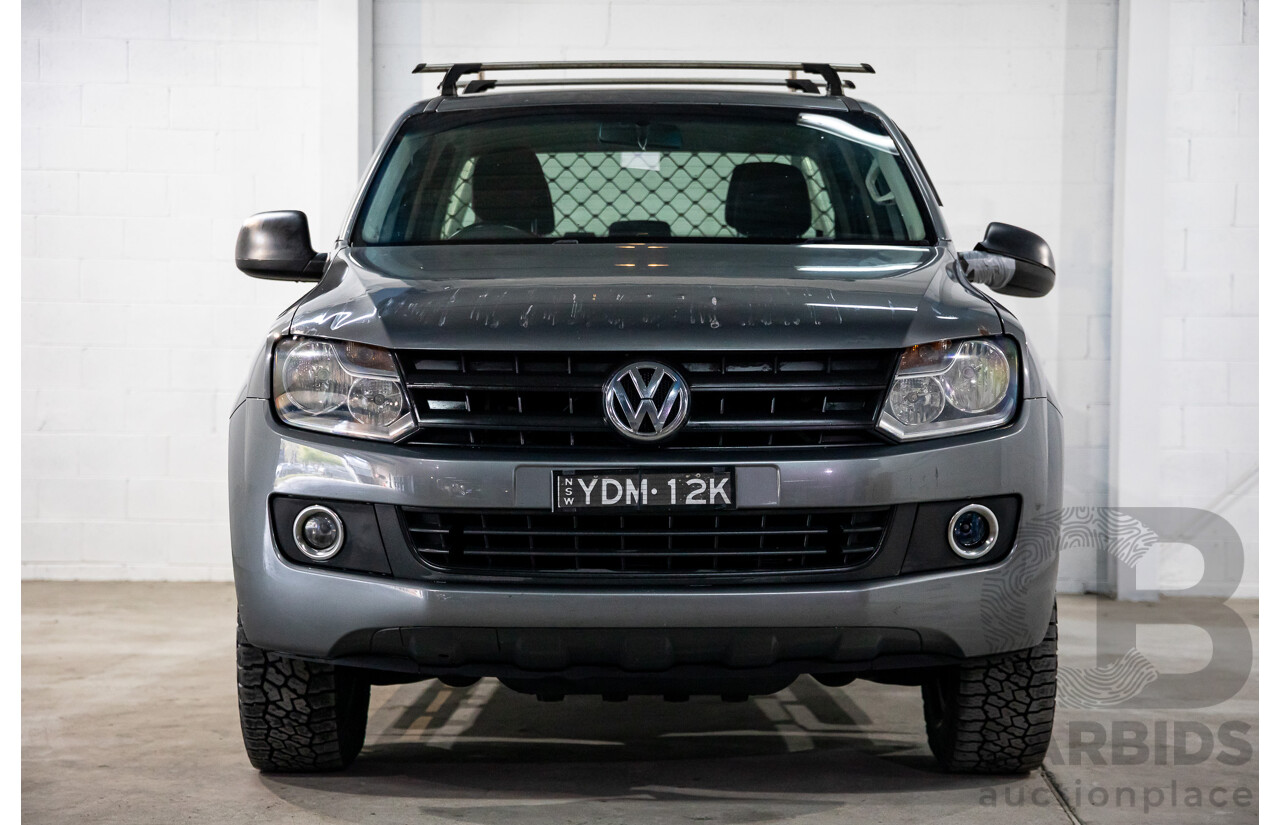 12/2015 Volkswagen Amarok TDI420 Core (4x4) 2H MY16 Dual Cab Utility Natural Grey Metallic Turbo Diesel 2.0L