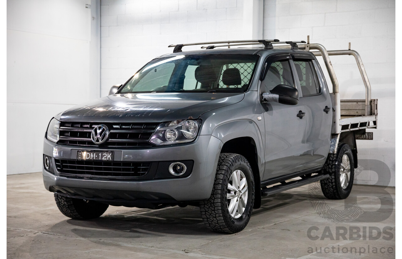 12/2015 Volkswagen Amarok TDI420 Core (4x4) 2H MY16 Dual Cab Utility Natural Grey Metallic Turbo Diesel 2.0L