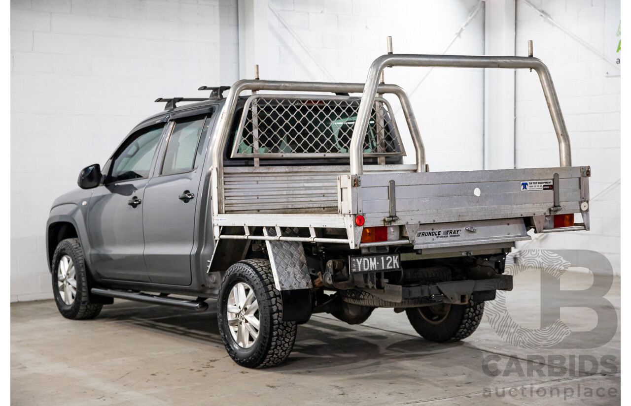 12/2015 Volkswagen Amarok TDI420 Core (4x4) 2H MY16 Dual Cab Utility Natural Grey Metallic Turbo Diesel 2.0L