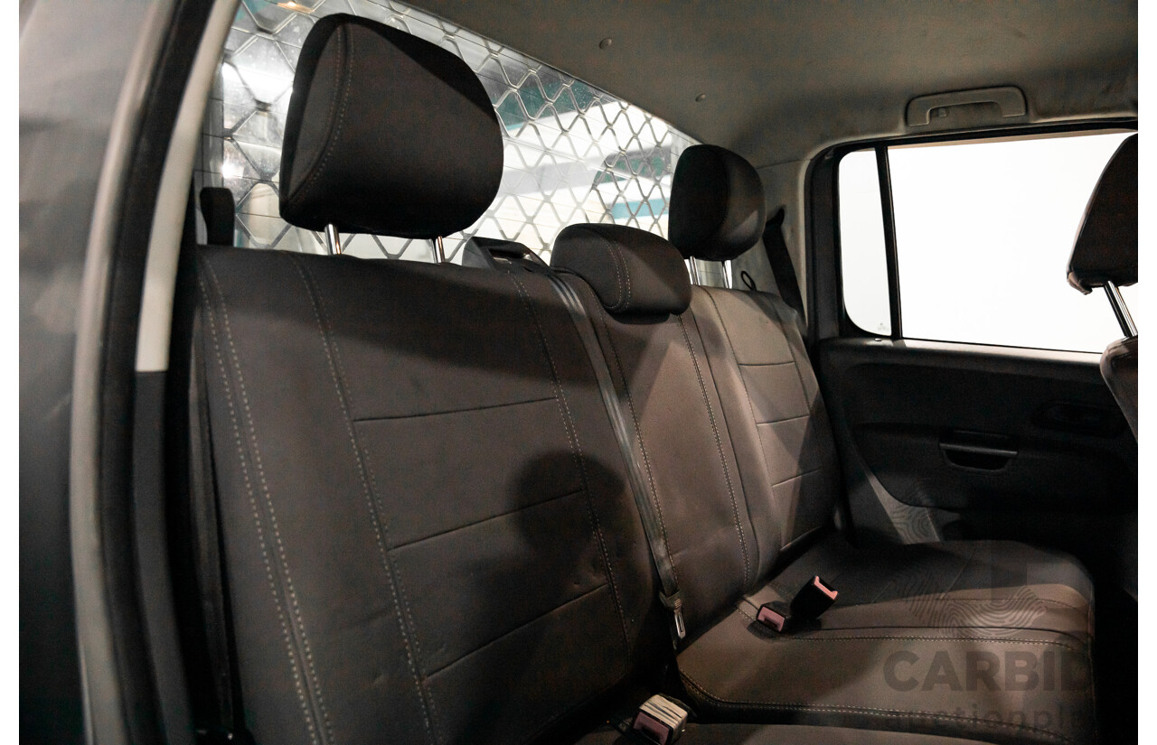 12/2015 Volkswagen Amarok TDI420 Core (4x4) 2H MY16 Dual Cab Utility Natural Grey Metallic Turbo Diesel 2.0L