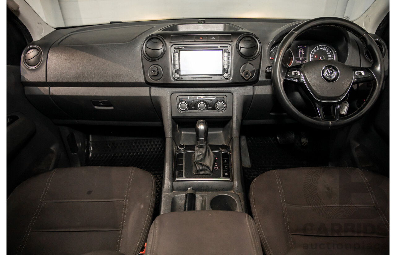 12/2015 Volkswagen Amarok TDI420 Core (4x4) 2H MY16 Dual Cab Utility Natural Grey Metallic Turbo Diesel 2.0L