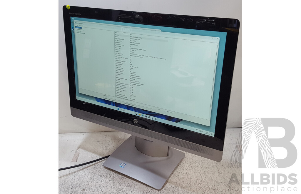 HP EliteOne 800 G2 Intel Core i5 (6600) 3.30GHz-3.90GHz 4-Core CPU 23-Inch Touchscreen All-in-One Computer