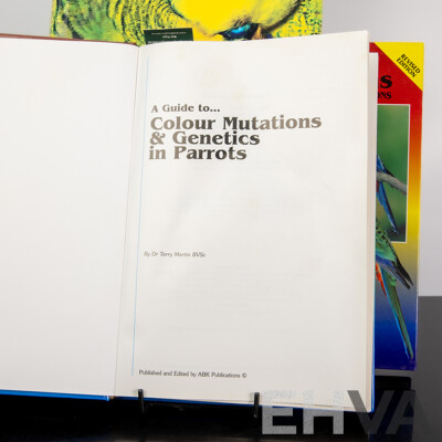 Collection Out of Print Books Regarding Parrots and Budgerigars Comprising the Budgerigar by Dr R Marshall & Three ABK Publications on Rosellas, Parrots, Neopsephotus & Neophema