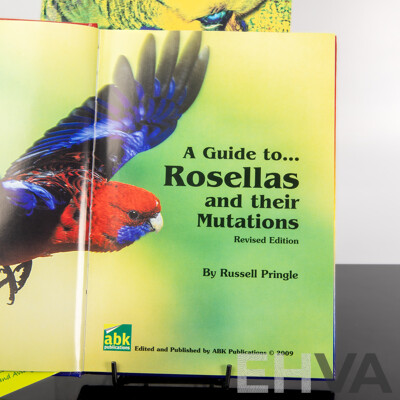 Collection Out of Print Books Regarding Parrots and Budgerigars Comprising the Budgerigar by Dr R Marshall & Three ABK Publications on Rosellas, Parrots, Neopsephotus & Neophema