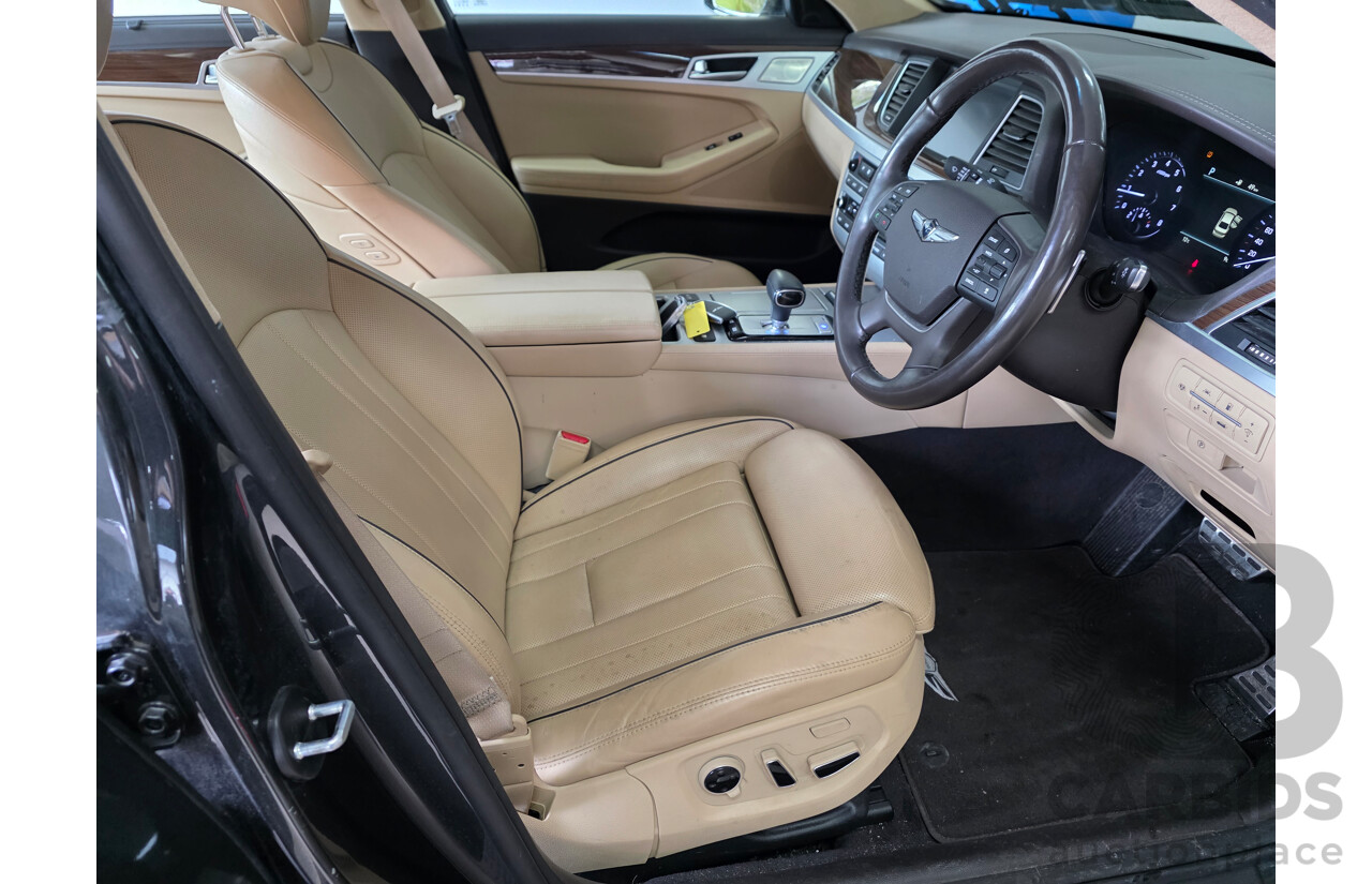 02/2020 Genesis G80 3.8 Ultimate RWD  4D Sedan Green 3.8L - Damaged WOVR N/A