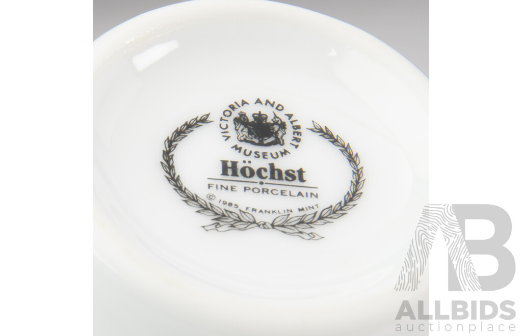 Collection Twelve Victorian & Albert Museum Porcelain Teapot Collection with Certificates of Authenticity by Franklin Mint