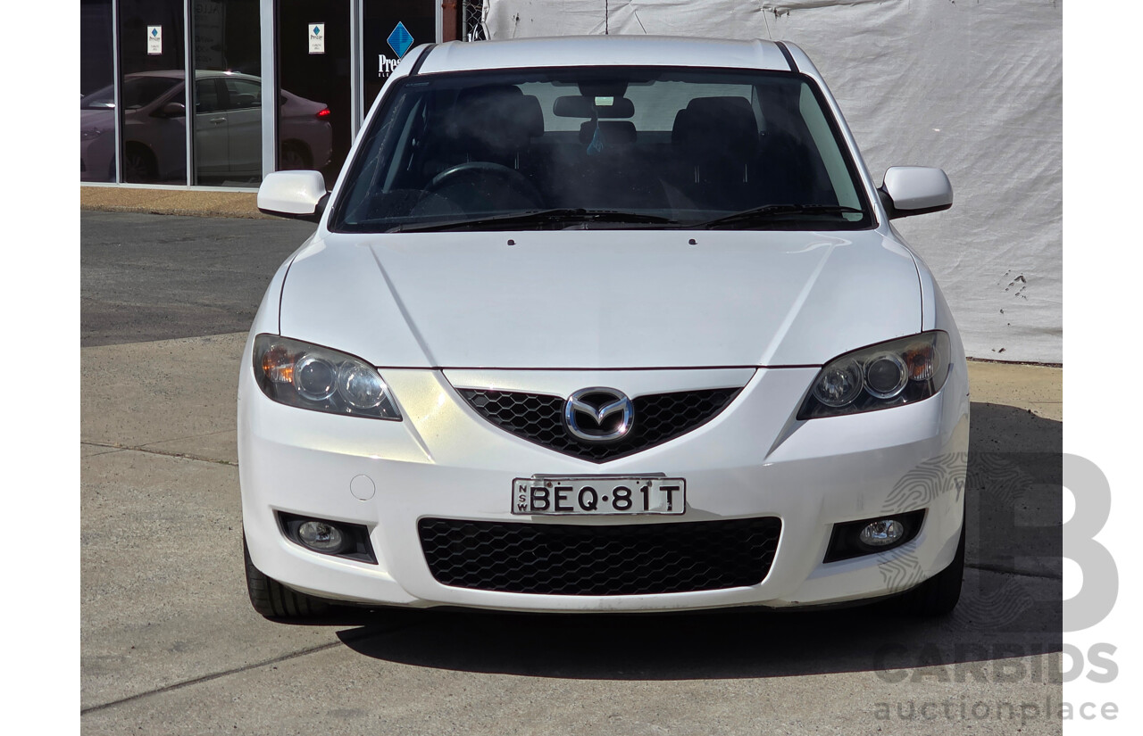 12/2007 Mazda Mazda3 MAXX Sport BK MY06 UPGRADE 4d Sedan White 2.0L