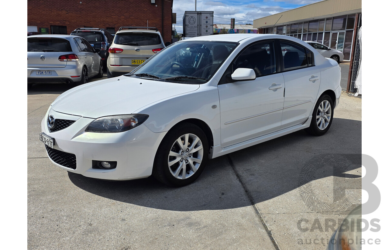 12/2007 Mazda Mazda3 MAXX Sport BK MY06 UPGRADE 4d Sedan White 2.0L