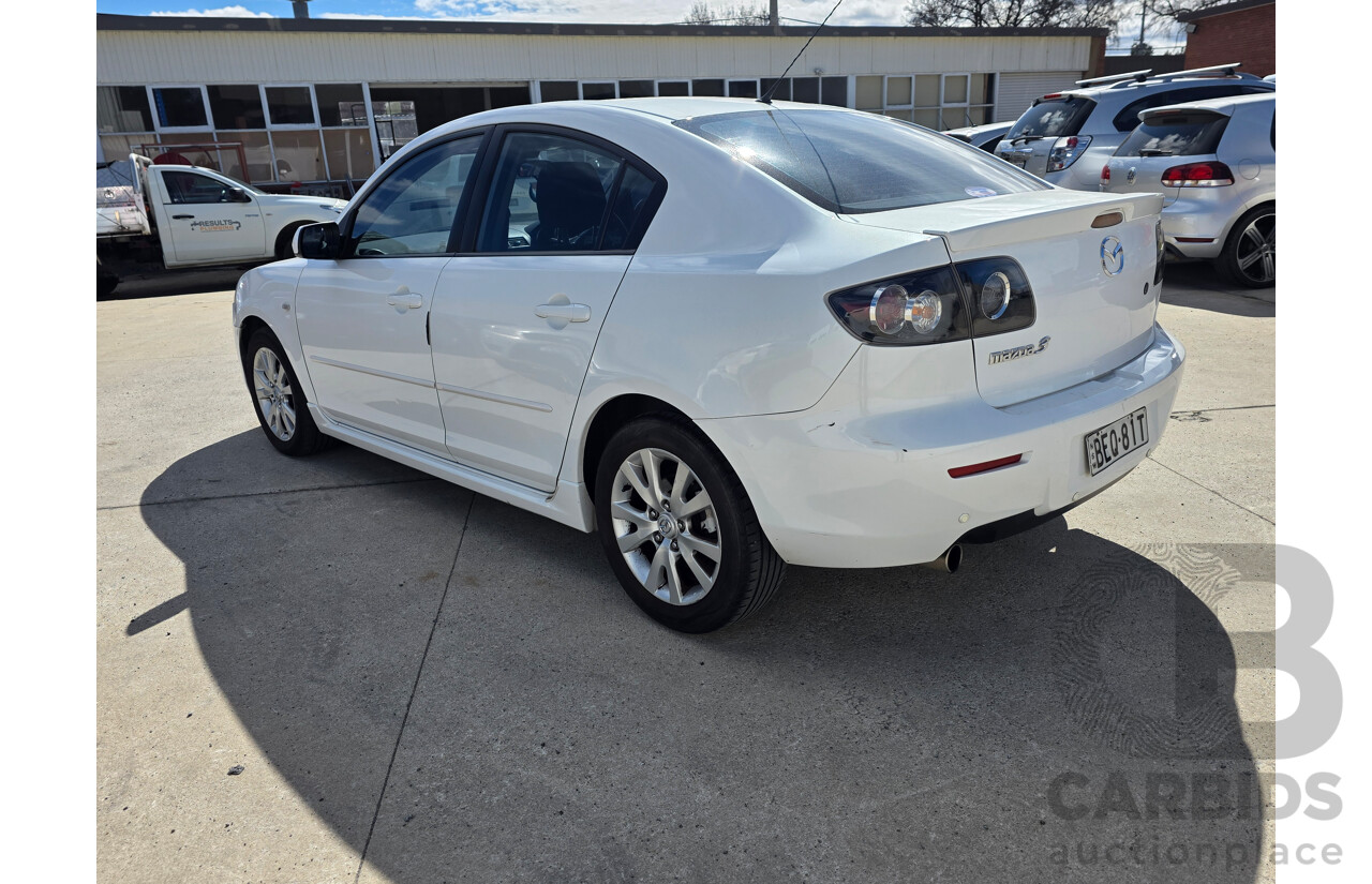 12/2007 Mazda Mazda3 MAXX Sport BK MY06 UPGRADE 4d Sedan White 2.0L