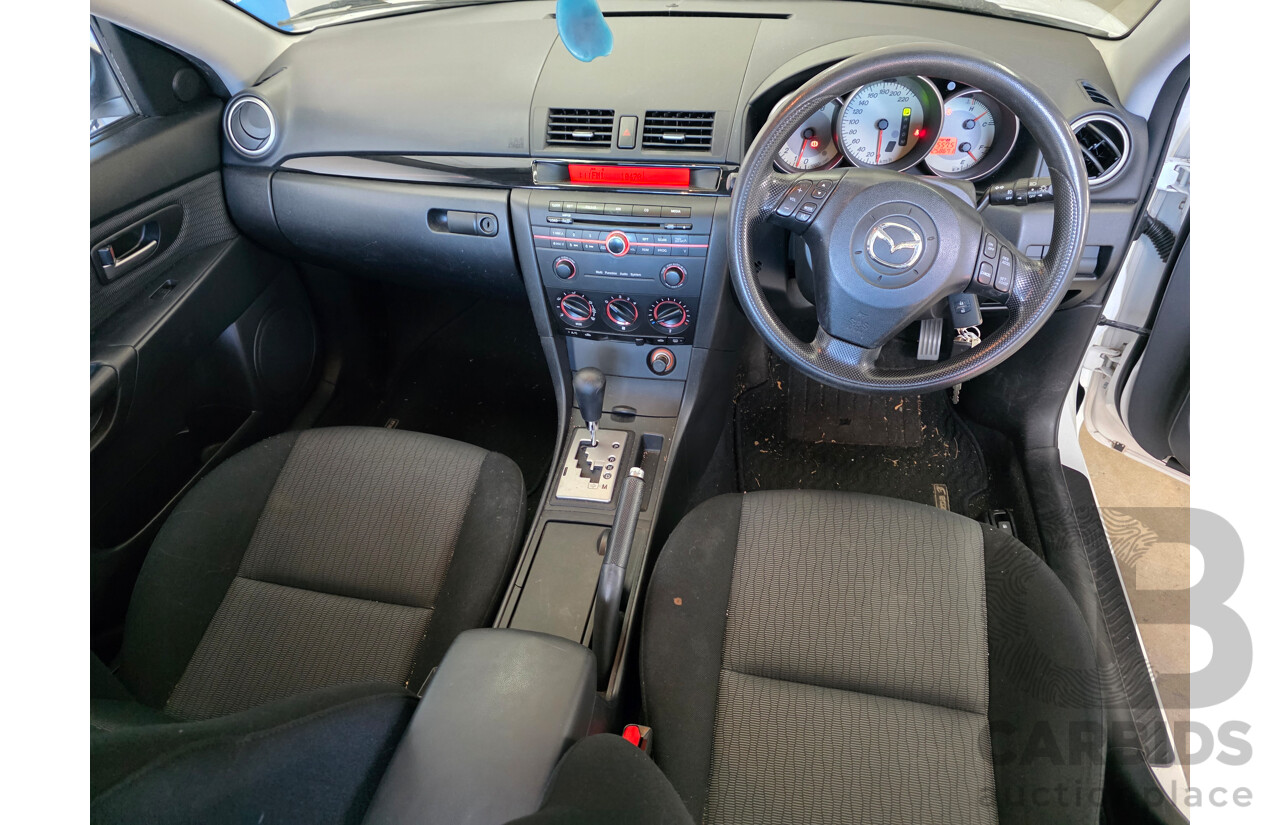 12/2007 Mazda Mazda3 MAXX Sport BK MY06 UPGRADE 4d Sedan White 2.0L