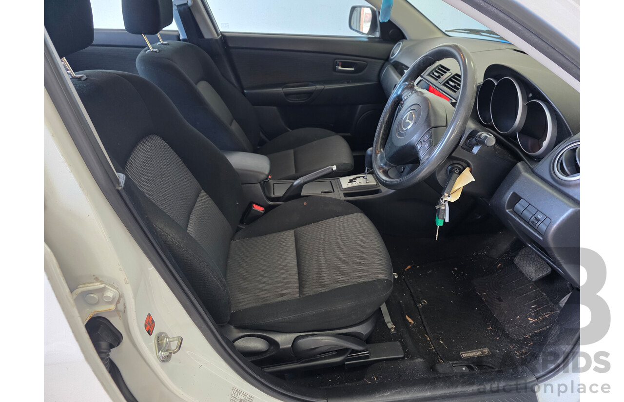 12/2007 Mazda Mazda3 MAXX Sport BK MY06 UPGRADE 4d Sedan White 2.0L
