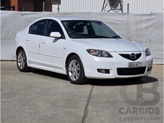 12/2007 Mazda Mazda3 MAXX Sport BK MY06 UPGRADE 4d Sedan White 2.0L