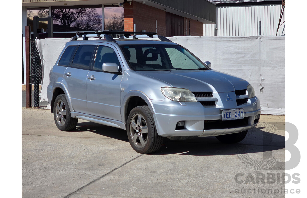 8/2006 Mitsubishi Outlander VR-X ZF (AWD) MY06 4d Wagon Silver 2.4L