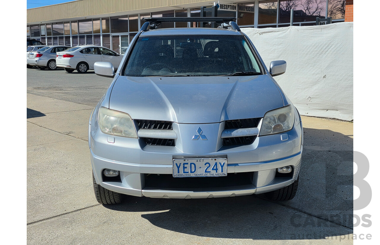 8/2006 Mitsubishi Outlander VR-X ZF (AWD) MY06 4d Wagon Silver 2.4L
