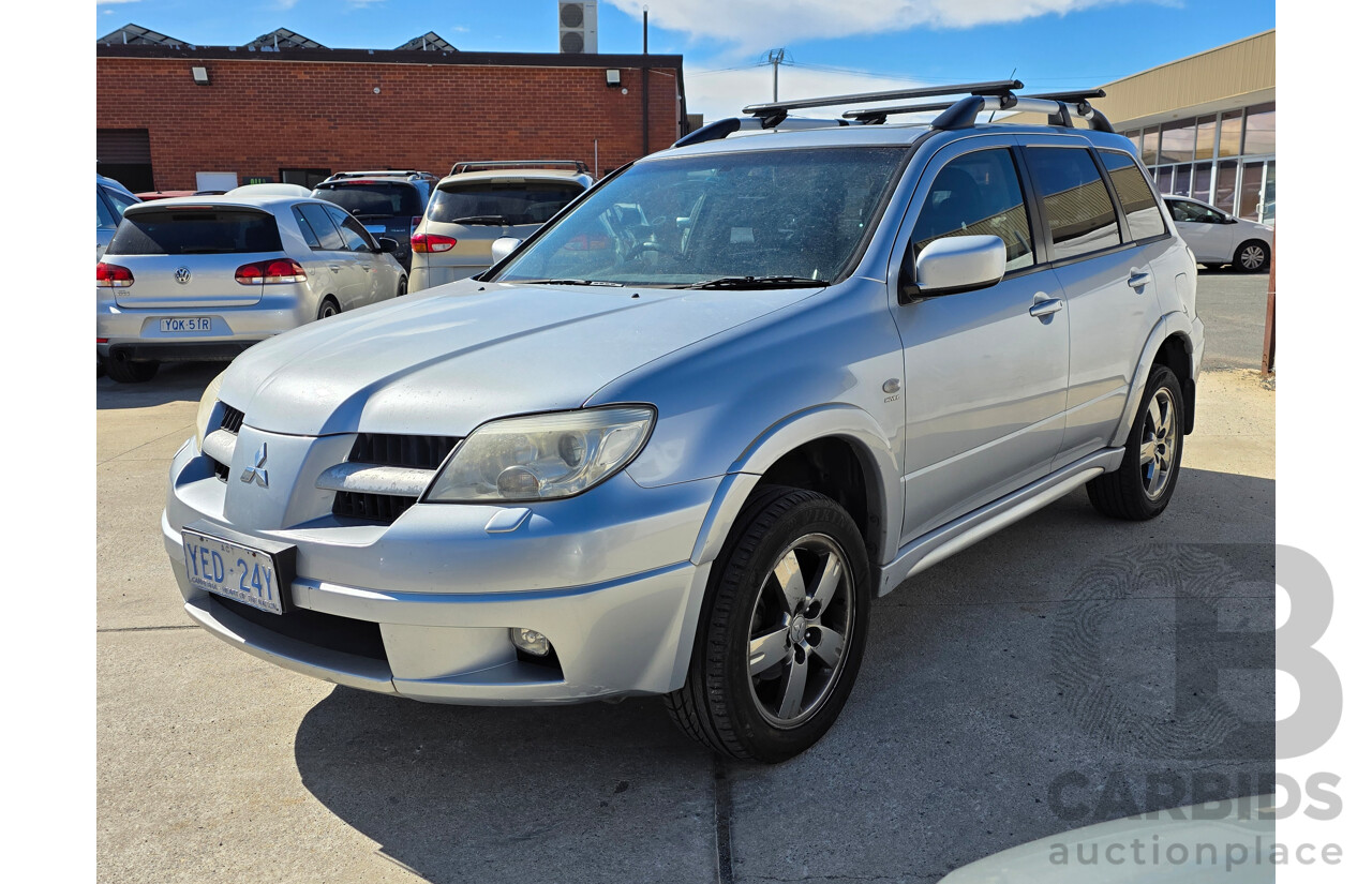 8/2006 Mitsubishi Outlander VR-X ZF (AWD) MY06 4d Wagon Silver 2.4L