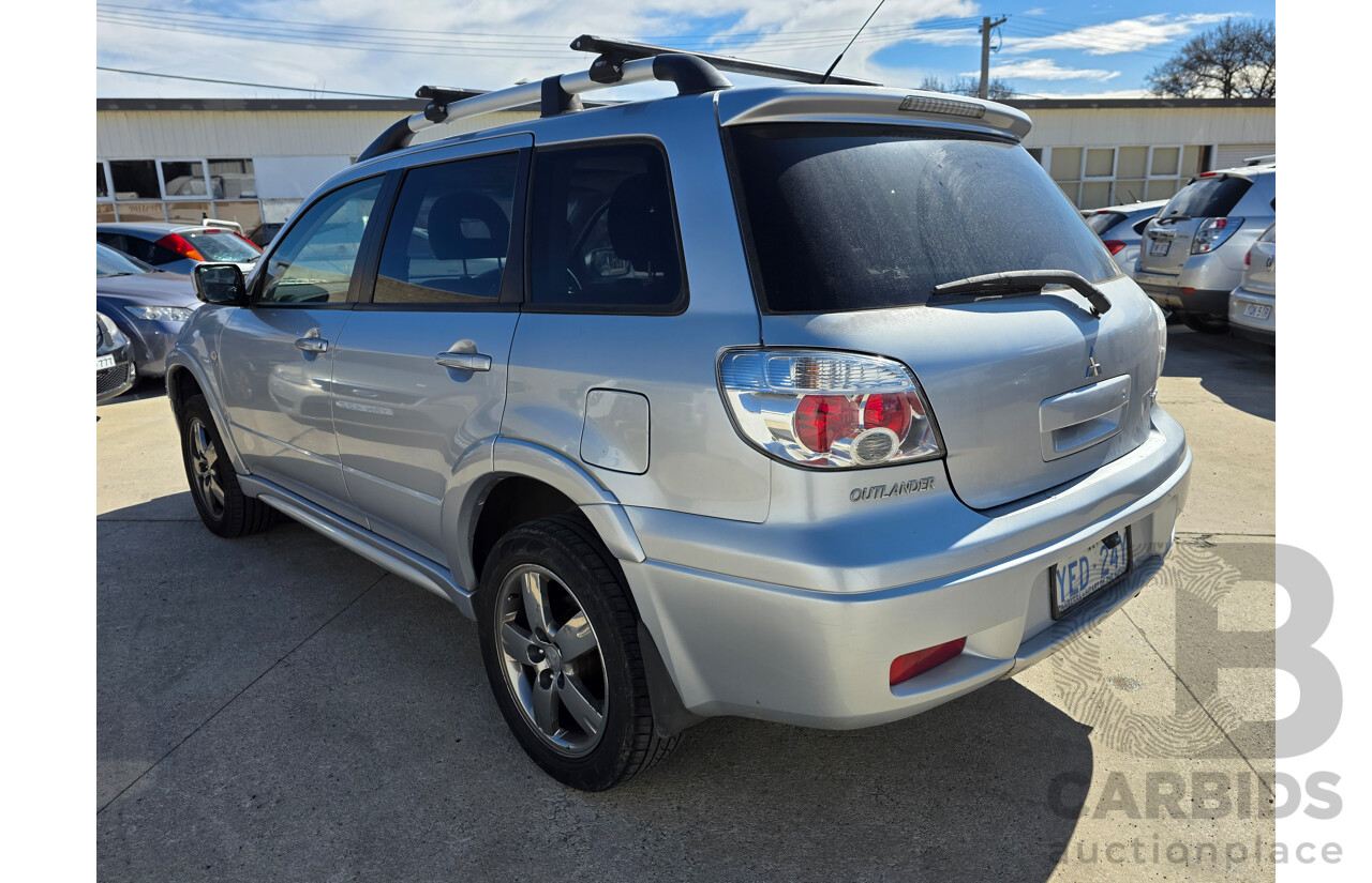 8/2006 Mitsubishi Outlander VR-X ZF (AWD) MY06 4d Wagon Silver 2.4L
