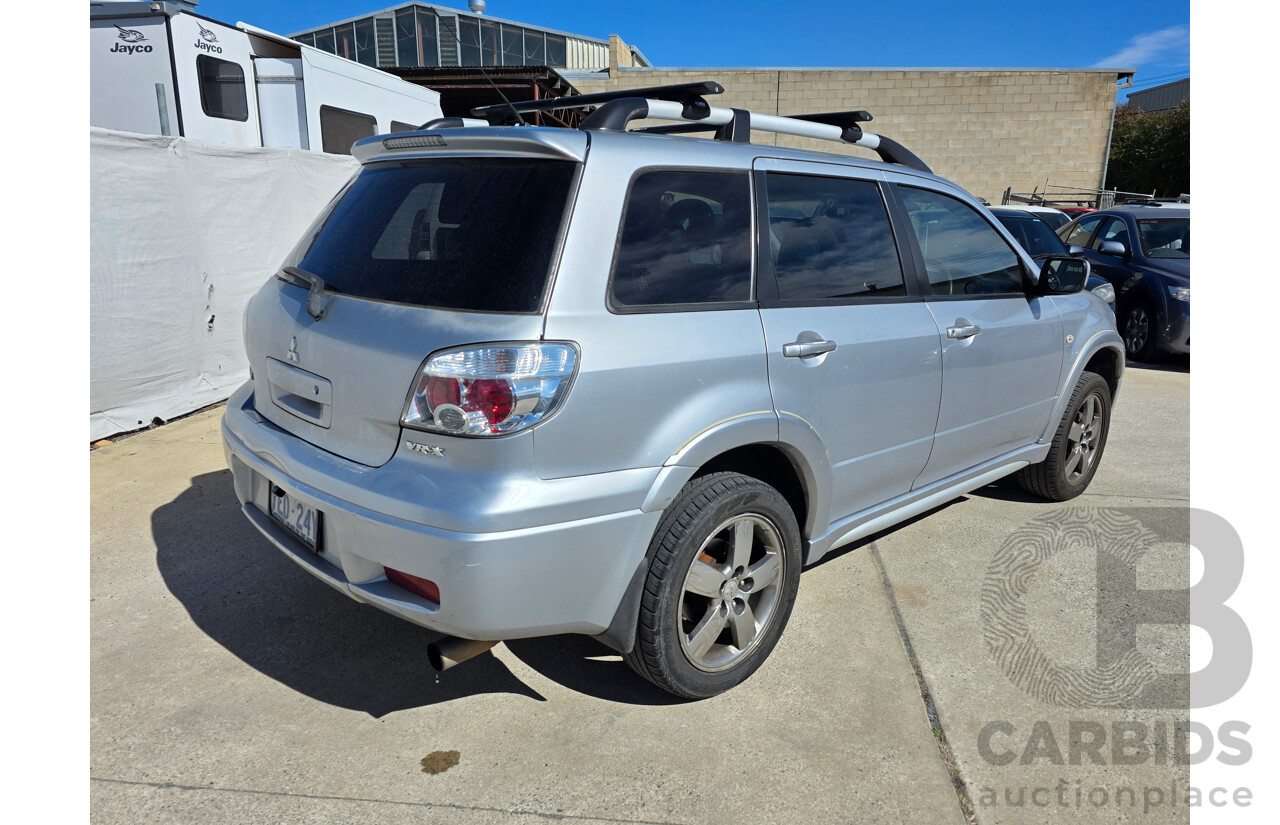 8/2006 Mitsubishi Outlander VR-X ZF (AWD) MY06 4d Wagon Silver 2.4L