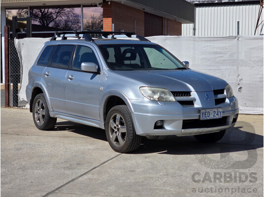8/2006 Mitsubishi Outlander VR-X ZF (AWD) MY06 4d Wagon Silver 2.4L