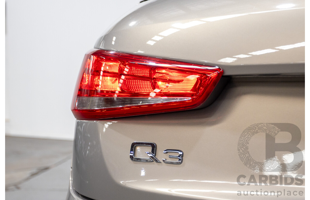 5/2014 Audi Q3 2.0 TFSI Quattro (AWD) 8U MY14 4d Wagon Platinum Beige Metallic Turbo 2.0L