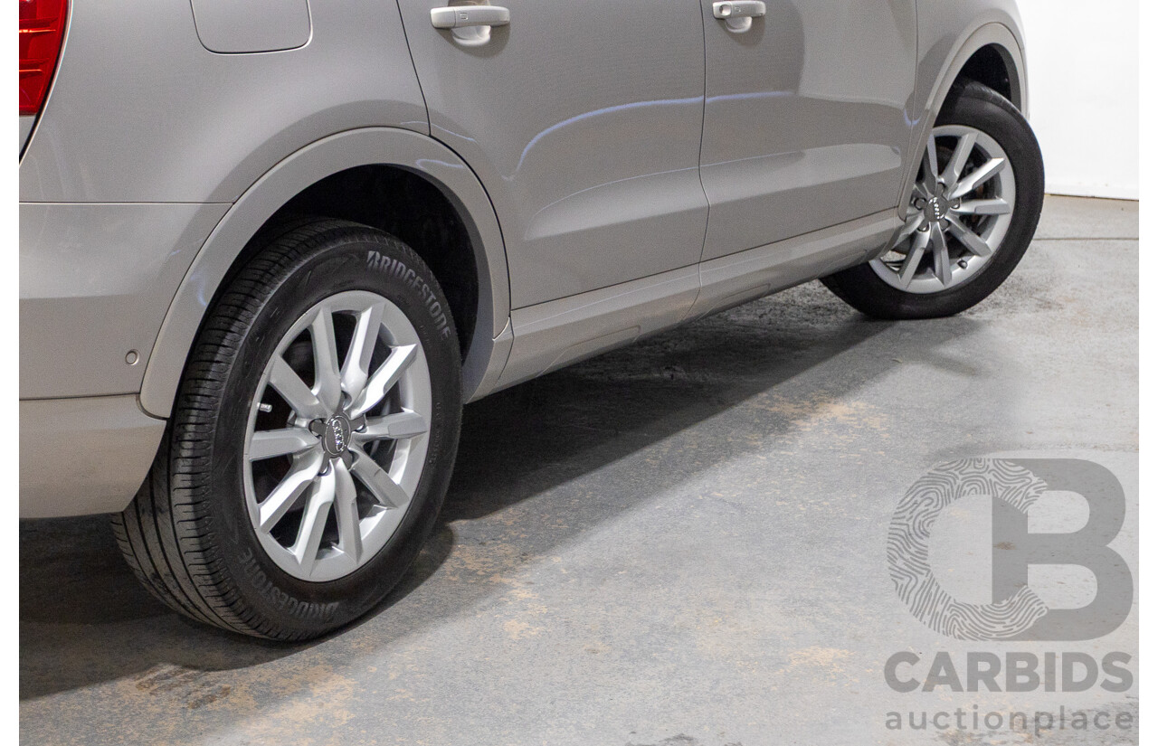 5/2014 Audi Q3 2.0 TFSI Quattro (AWD) 8U MY14 4d Wagon Platinum Beige Metallic Turbo 2.0L