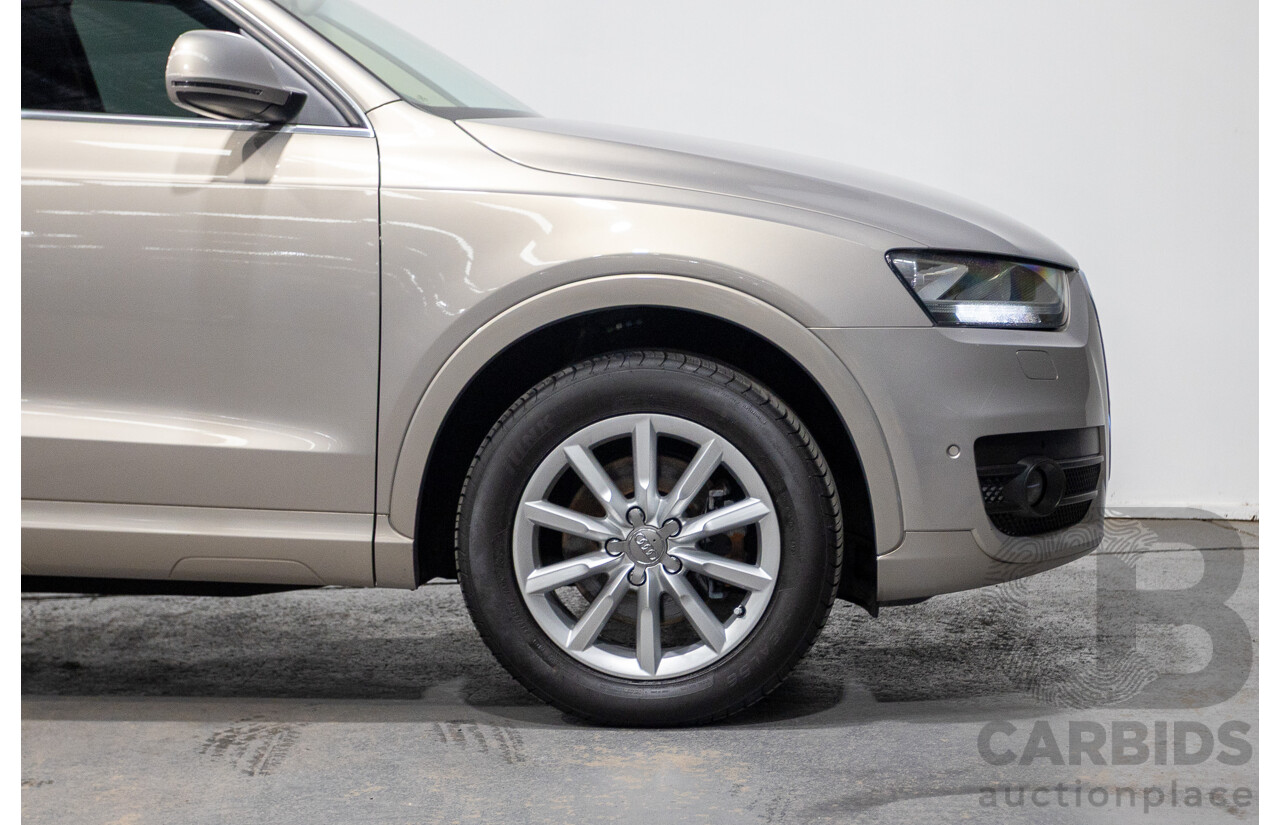 5/2014 Audi Q3 2.0 TFSI Quattro (AWD) 8U MY14 4d Wagon Platinum Beige Metallic Turbo 2.0L