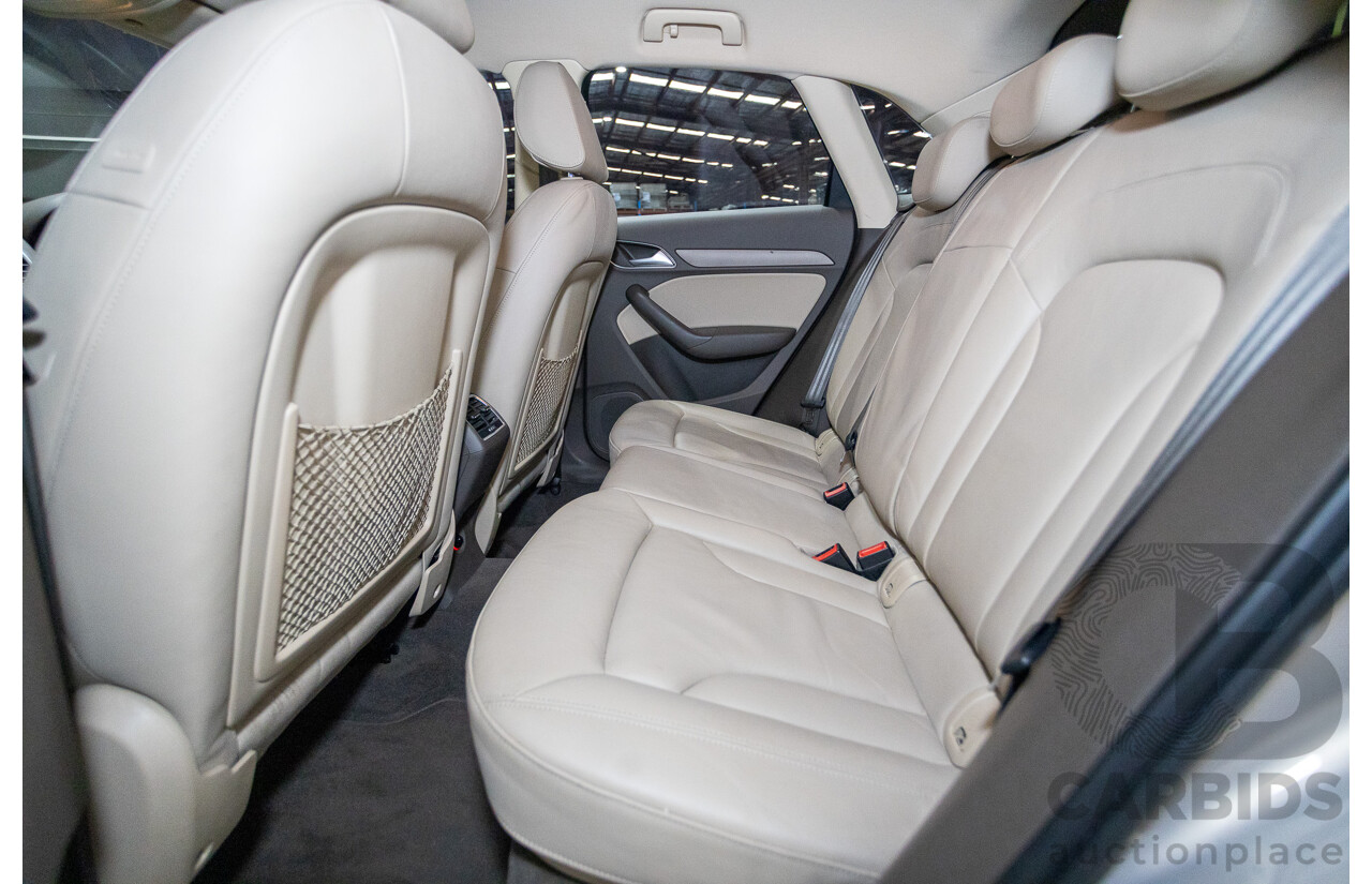 5/2014 Audi Q3 2.0 TFSI Quattro (AWD) 8U MY14 4d Wagon Platinum Beige Metallic Turbo 2.0L