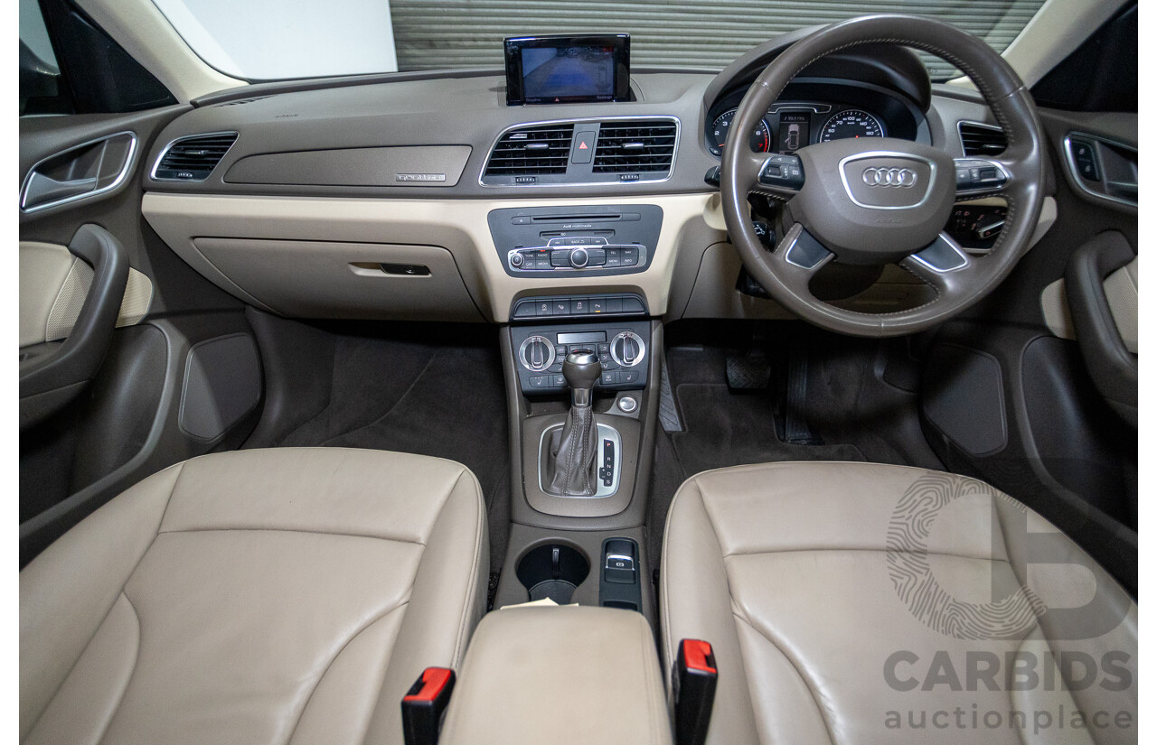 5/2014 Audi Q3 2.0 TFSI Quattro (AWD) 8U MY14 4d Wagon Platinum Beige Metallic Turbo 2.0L