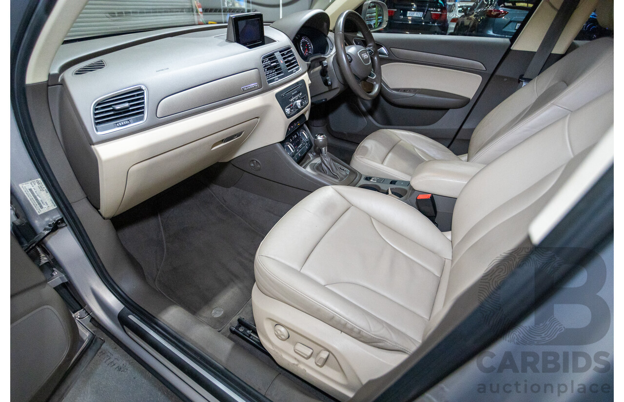5/2014 Audi Q3 2.0 TFSI Quattro (AWD) 8U MY14 4d Wagon Platinum Beige Metallic Turbo 2.0L