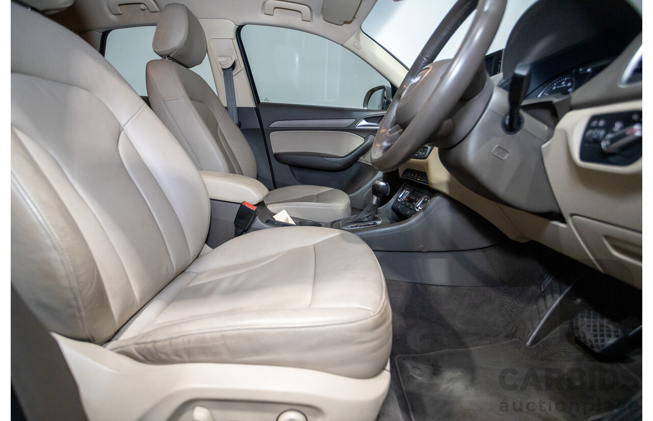5/2014 Audi Q3 2.0 TFSI Quattro (AWD) 8U MY14 4d Wagon Platinum Beige Metallic Turbo 2.0L