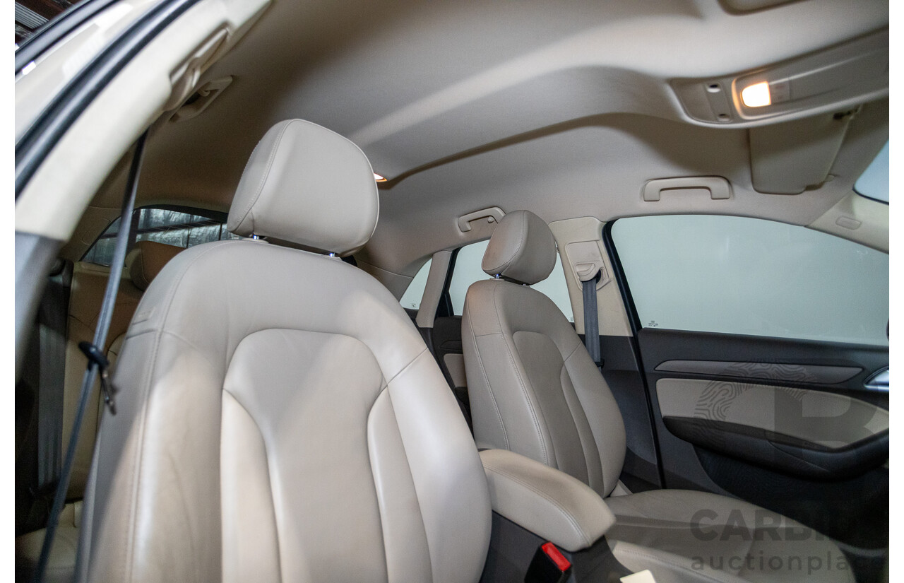5/2014 Audi Q3 2.0 TFSI Quattro (AWD) 8U MY14 4d Wagon Platinum Beige Metallic Turbo 2.0L