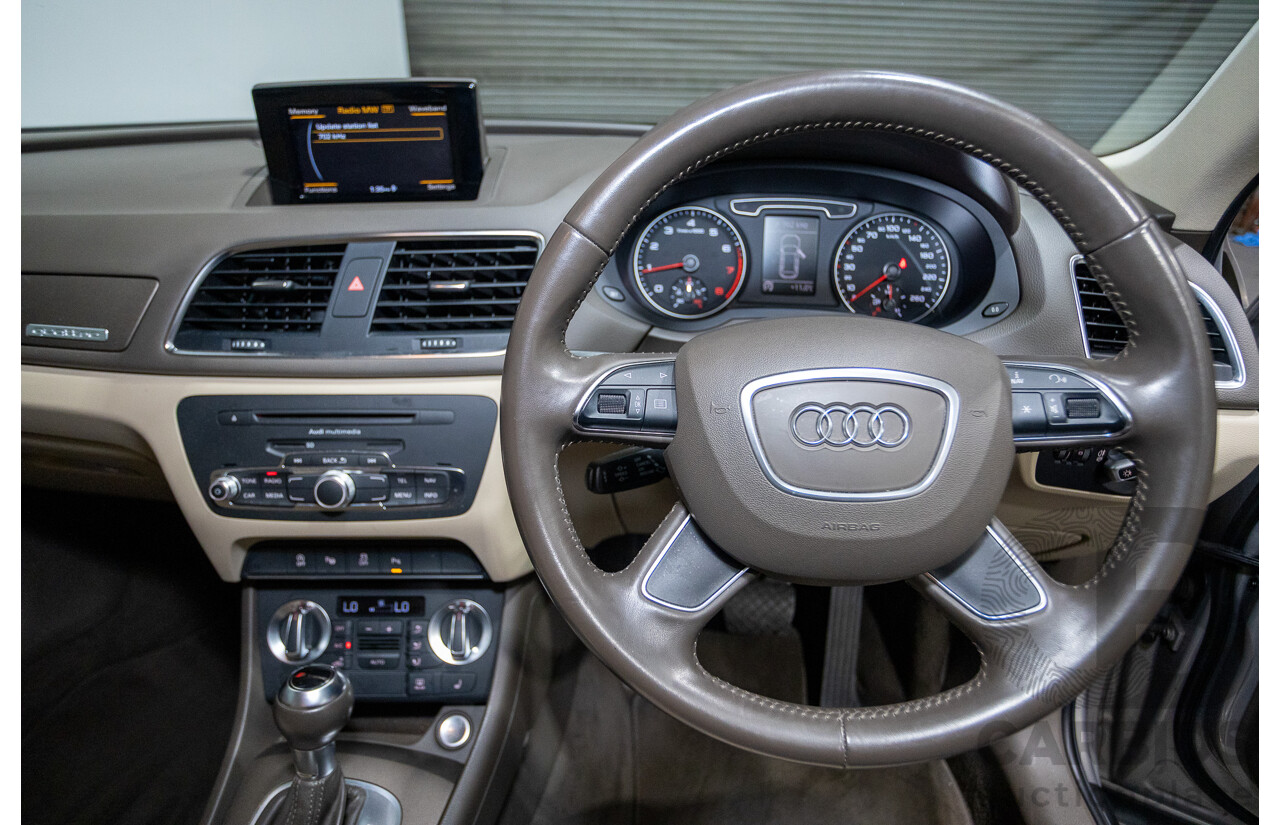 5/2014 Audi Q3 2.0 TFSI Quattro (AWD) 8U MY14 4d Wagon Platinum Beige Metallic Turbo 2.0L