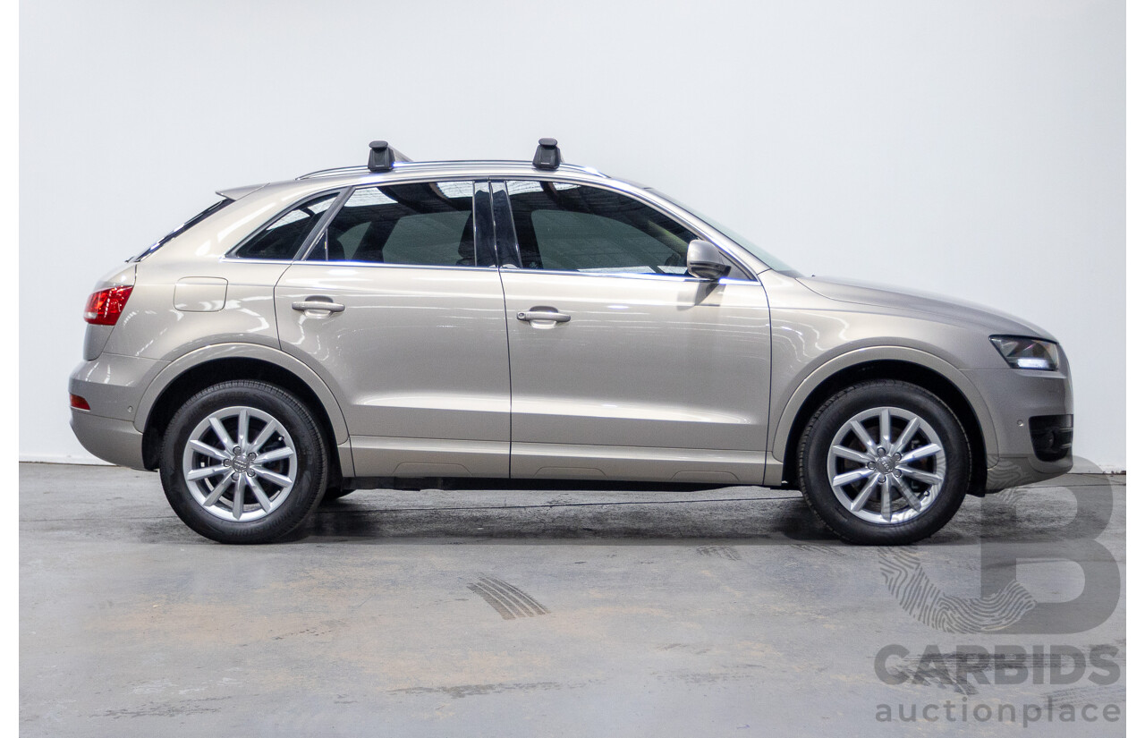 5/2014 Audi Q3 2.0 TFSI Quattro (AWD) 8U MY14 4d Wagon Platinum Beige Metallic Turbo 2.0L