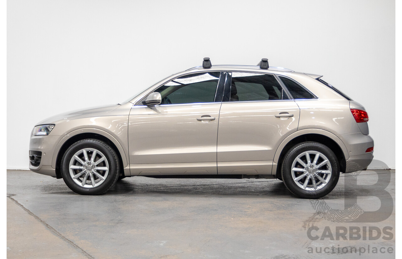 5/2014 Audi Q3 2.0 TFSI Quattro (AWD) 8U MY14 4d Wagon Platinum Beige Metallic Turbo 2.0L