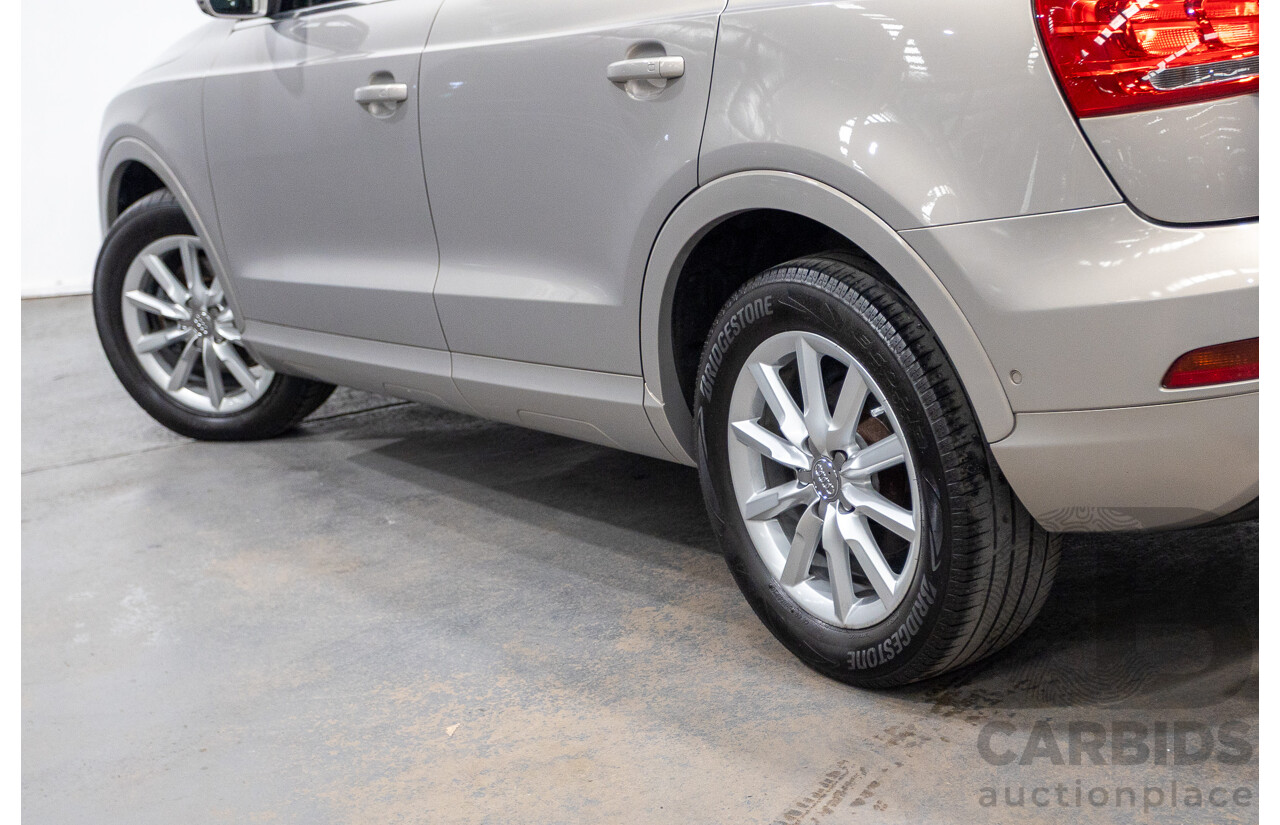 5/2014 Audi Q3 2.0 TFSI Quattro (AWD) 8U MY14 4d Wagon Platinum Beige Metallic Turbo 2.0L