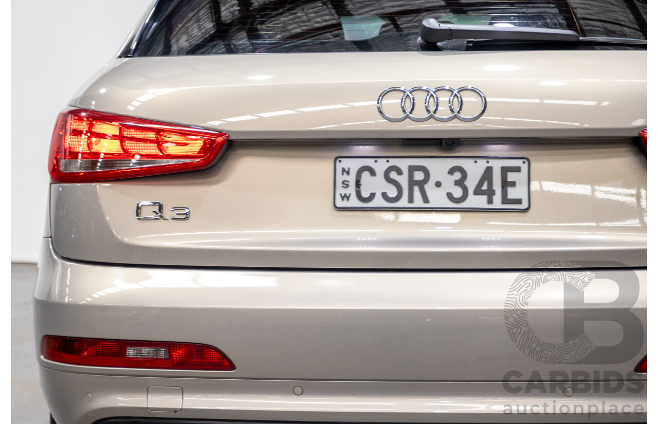 5/2014 Audi Q3 2.0 TFSI Quattro (AWD) 8U MY14 4d Wagon Platinum Beige Metallic Turbo 2.0L